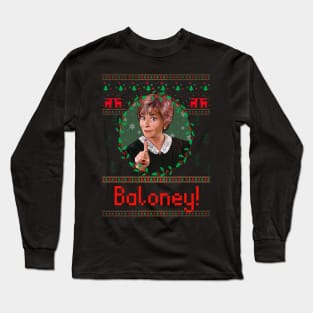 Judge Judy Ugly Christmas Sweater- Baloney Long Sleeve T-Shirt